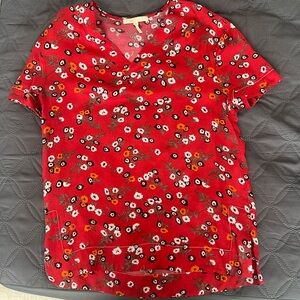 Maje short sleeve silk shirt